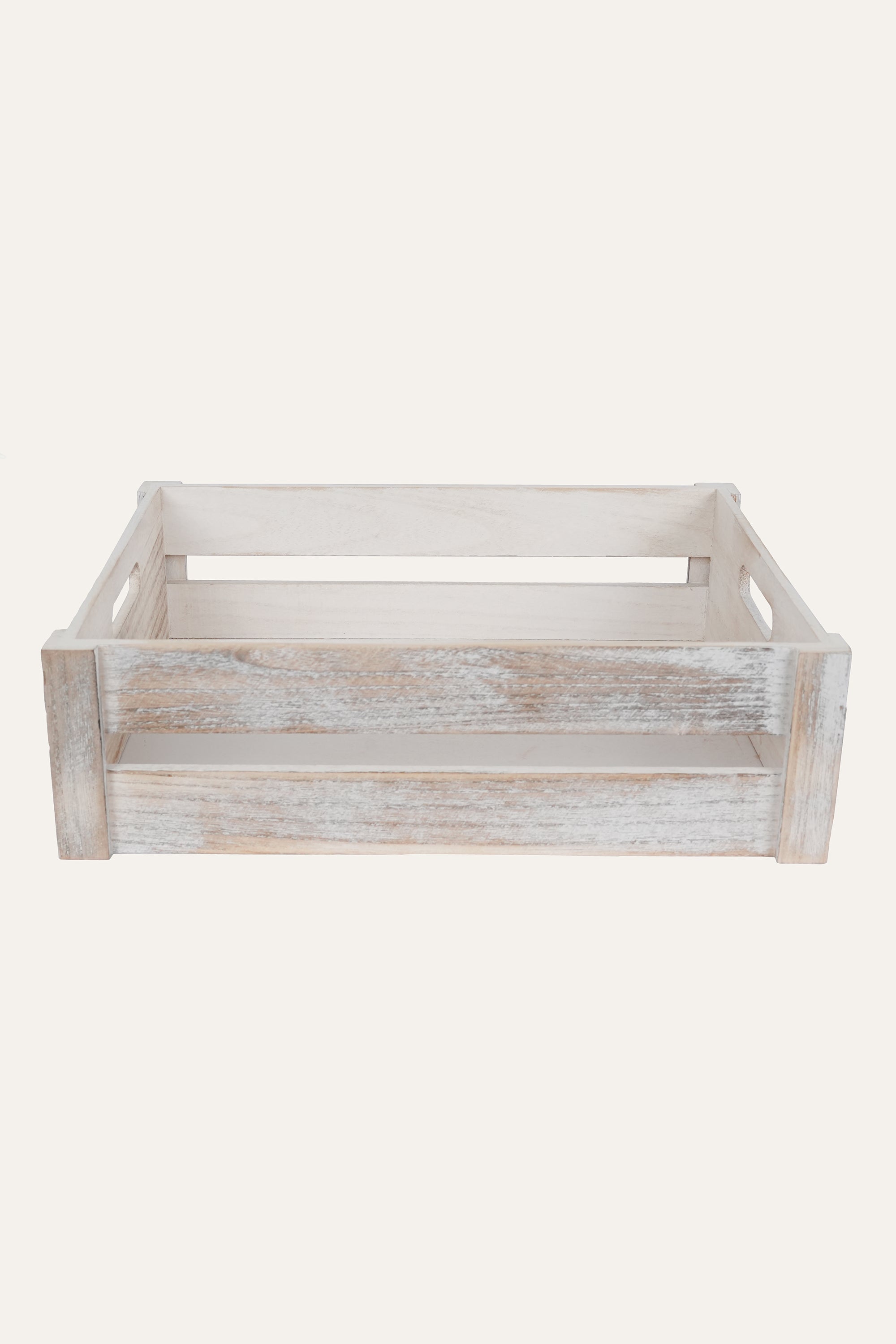 Decorative Wooden Basket for Living Room Storage