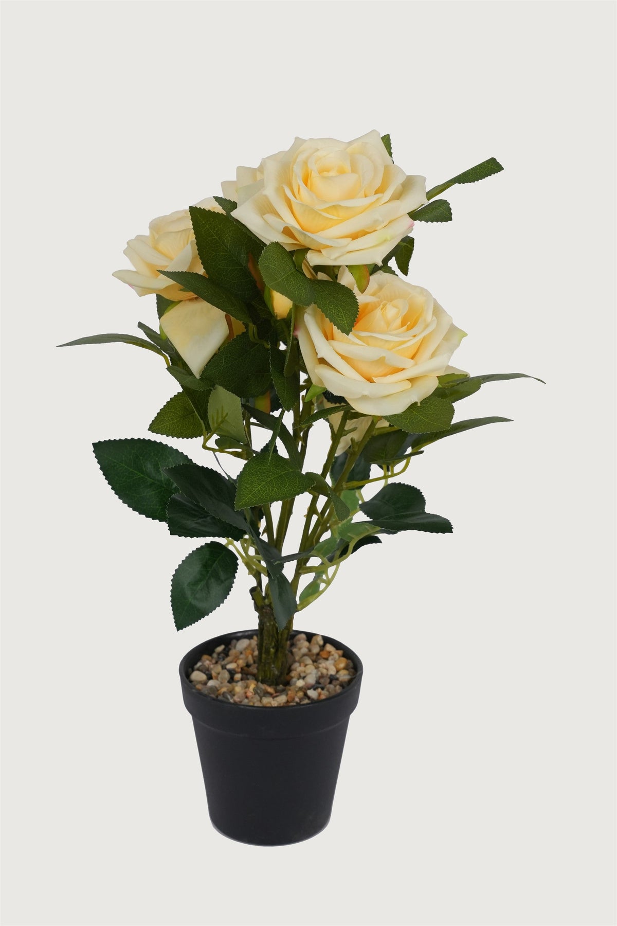 Decorative Cream Rose Stems for Living Room & Table Décor