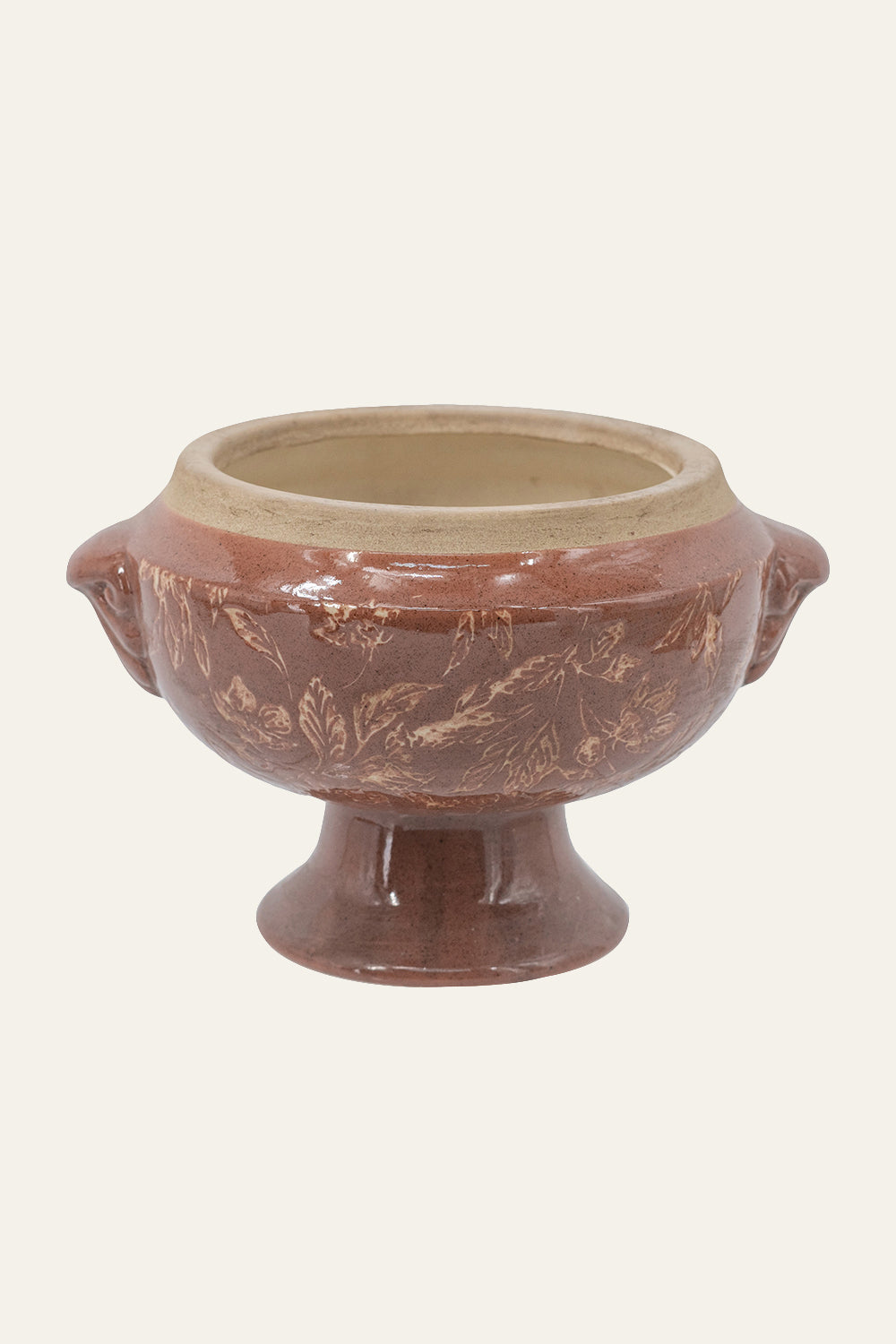Decorative earthy tone planter