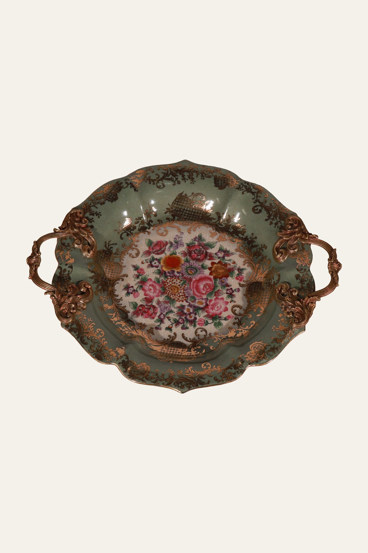 Decorative serving tray