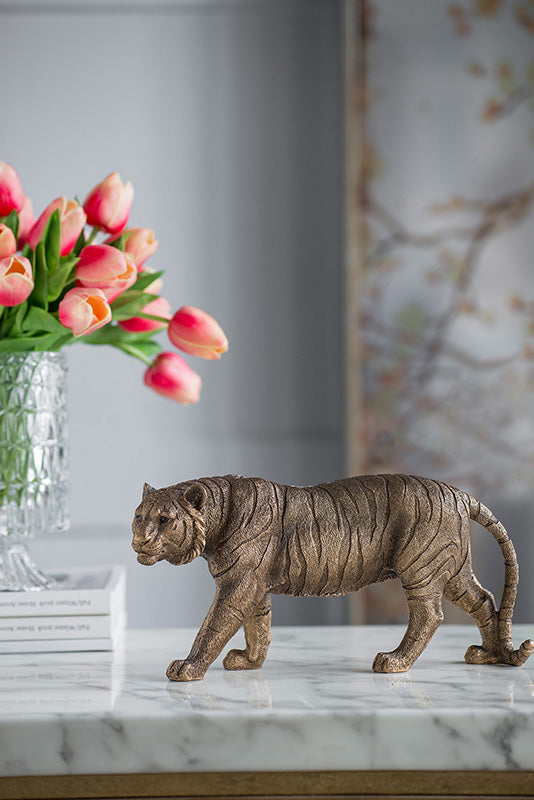 Decorative tiger showpiece