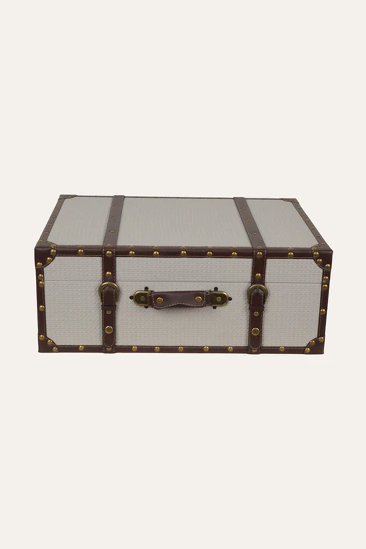 Decorative trunk style storage box