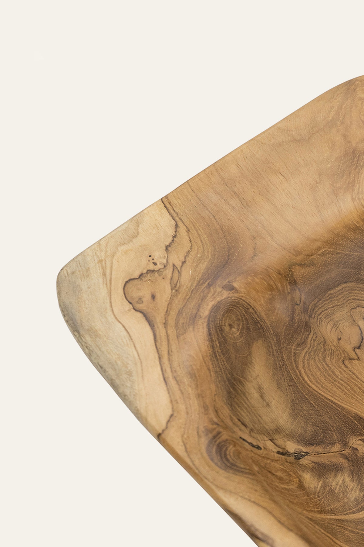 Decorative wooden tray for living room