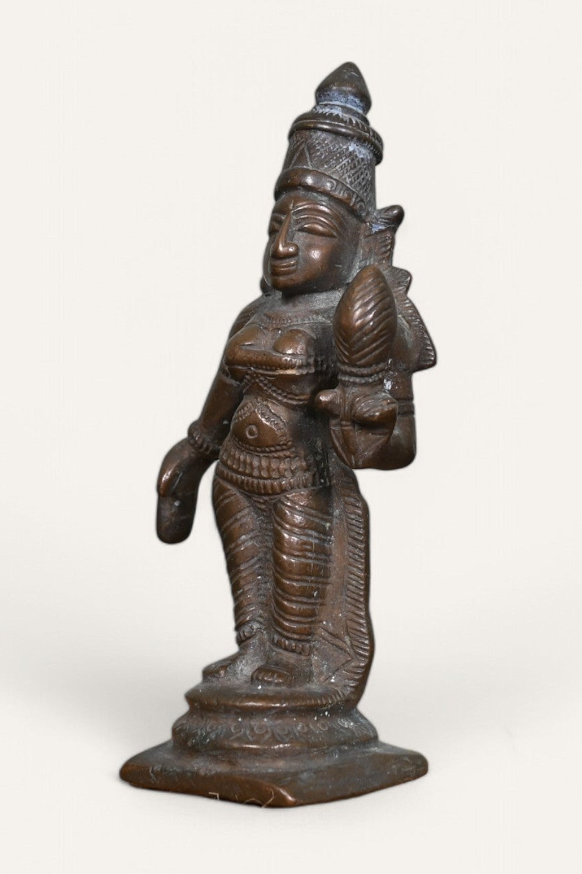 Devi Indian Bronze Sculpture
