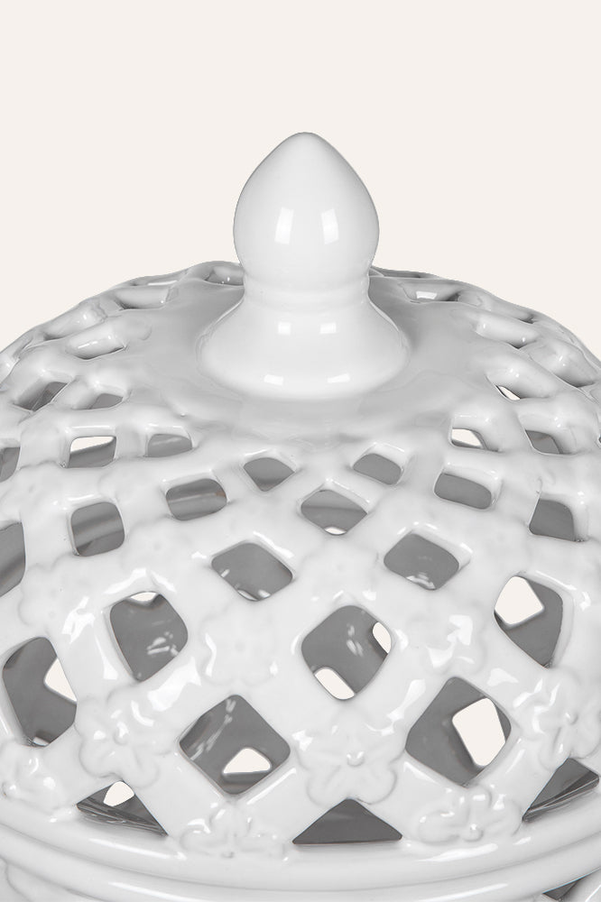 Decorative Lattice Jar