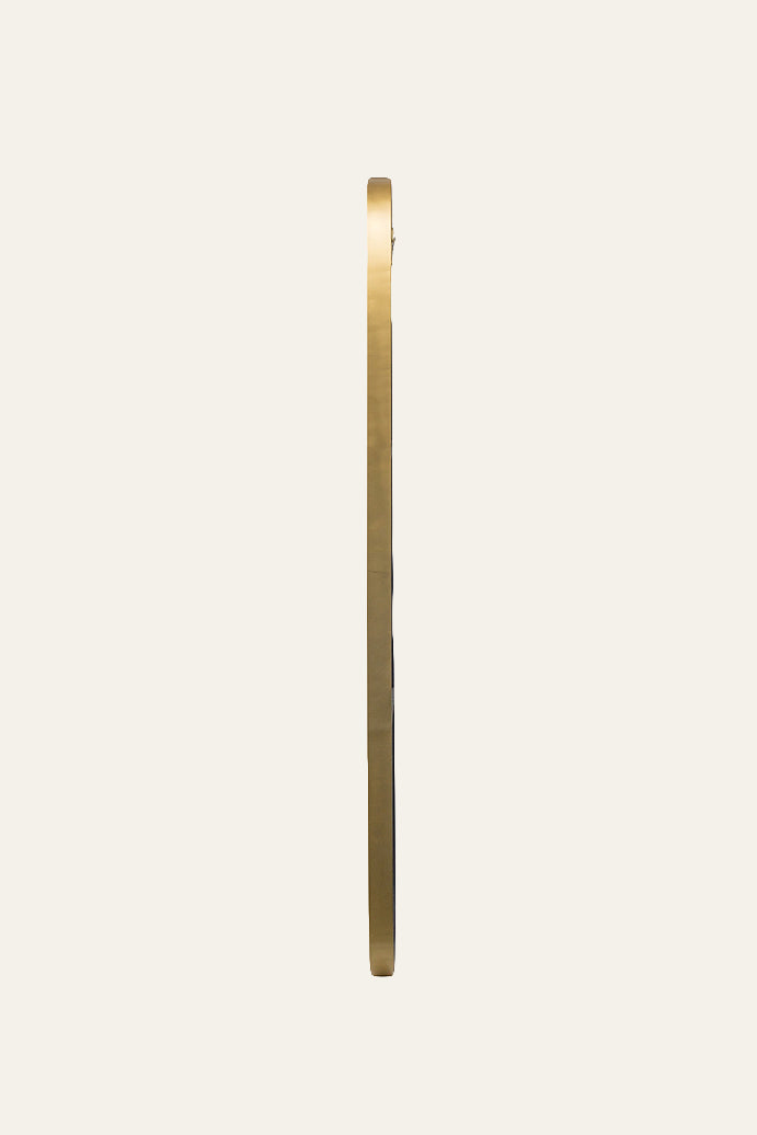Hand-Finished Metal Mirror