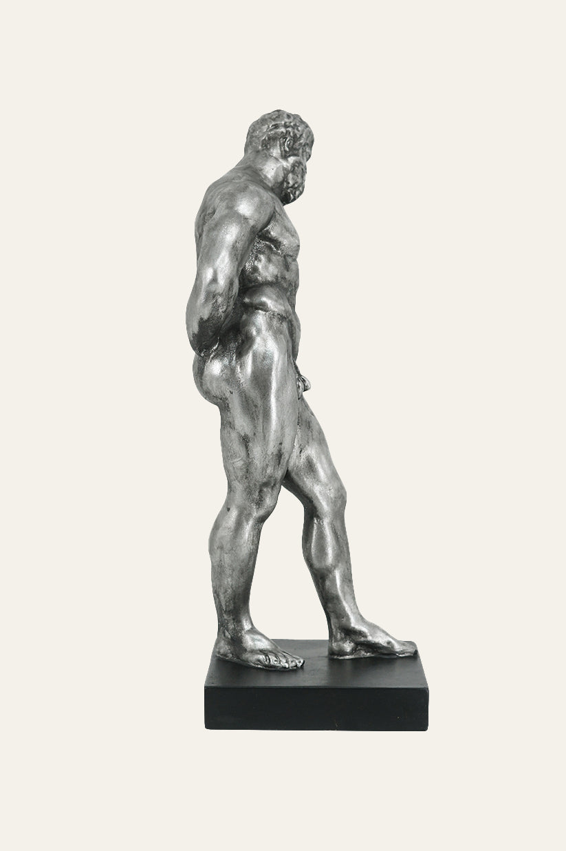 Farnese Hercules Silver Statue