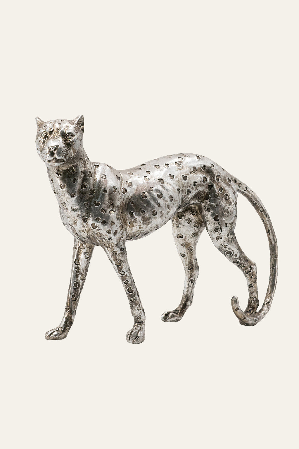 Standing Leopard Statue