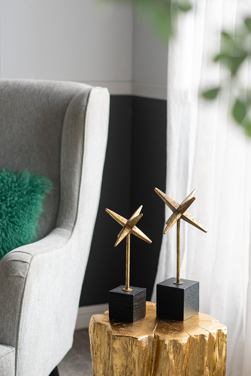Gold Star Sculpture