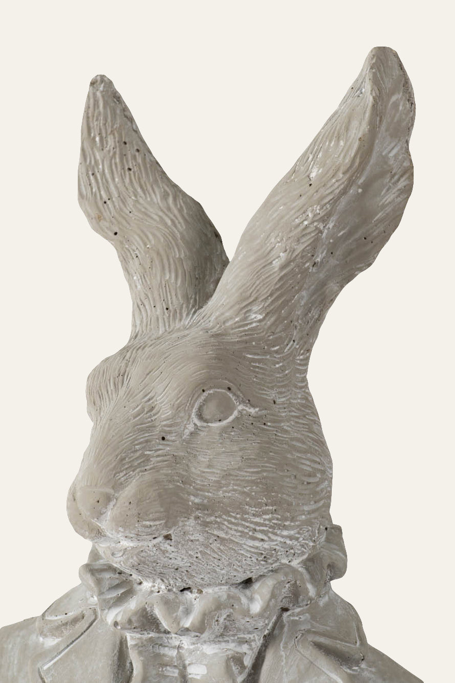 Rabbit Head Bust Sculpture