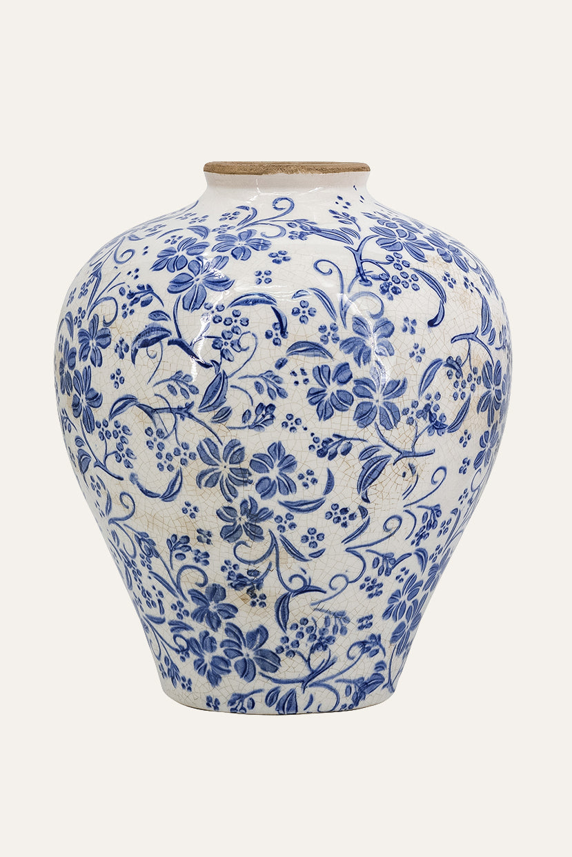 Decorative Floral Ceramic Pot