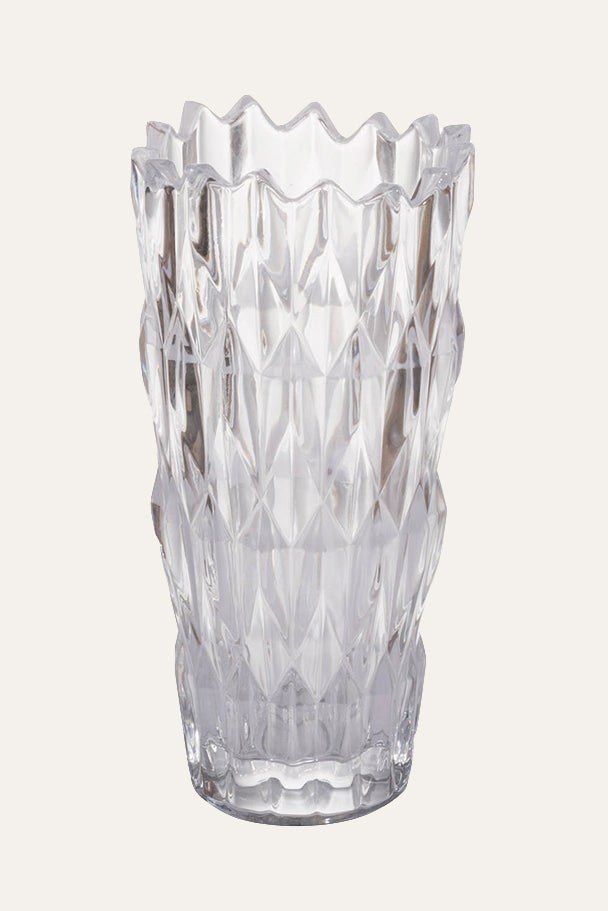 Clear Glass Flower Vase