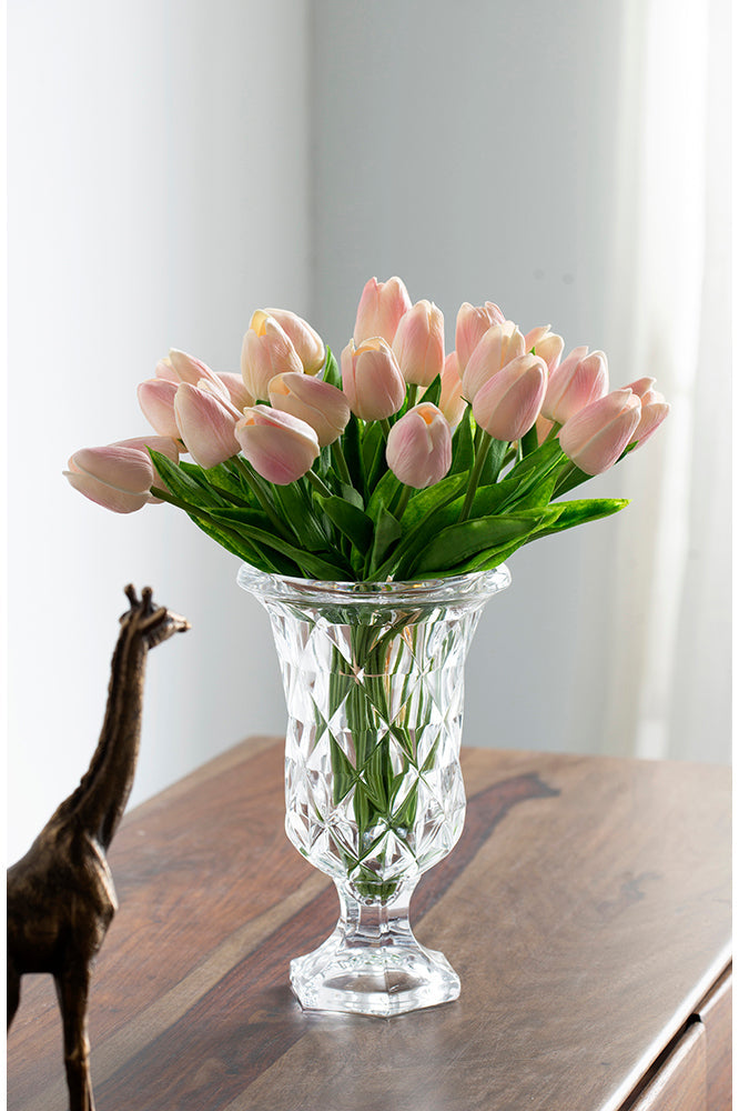 Glass Pedestal Vase