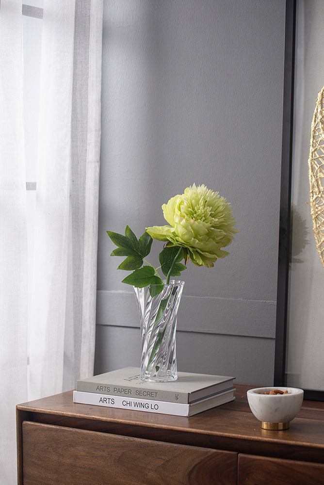Swirl Textured Flower Vase