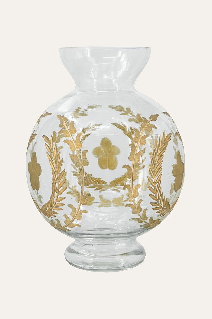 Decorative glass vase