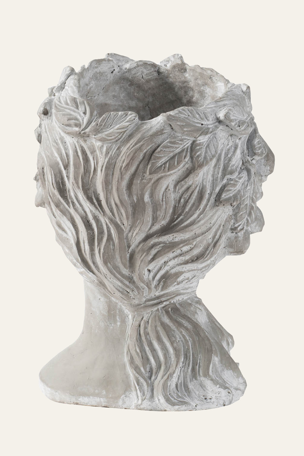 Girl Head Planter Decorative Pot