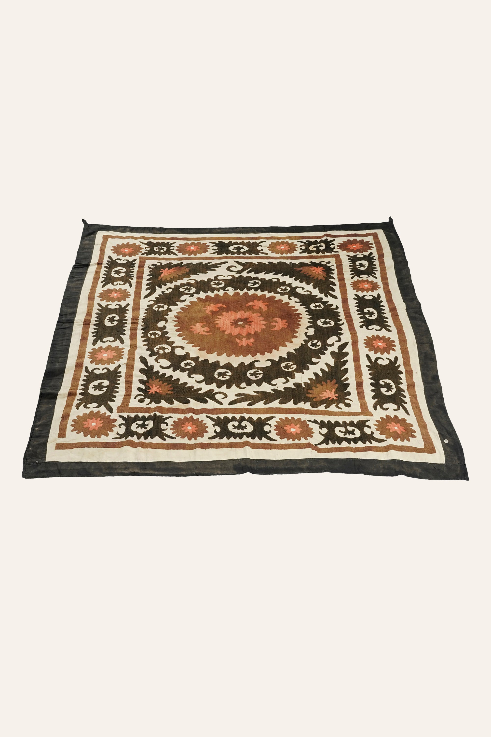 Earth-Tone Suzani Wall Hanging
