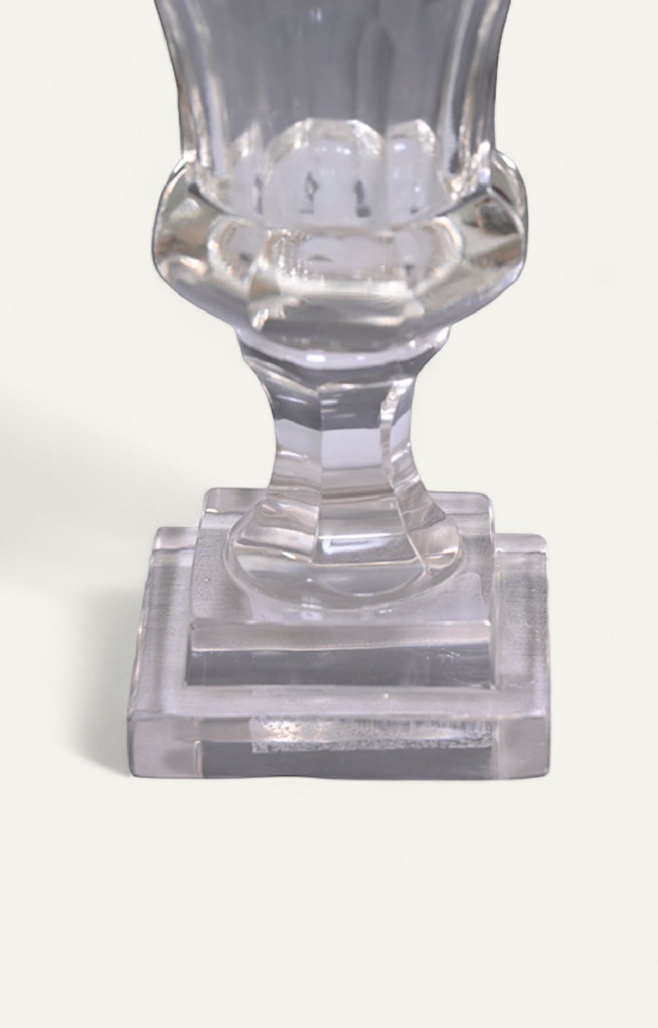 Elegant detailed Crystal glass Candle Stand_4