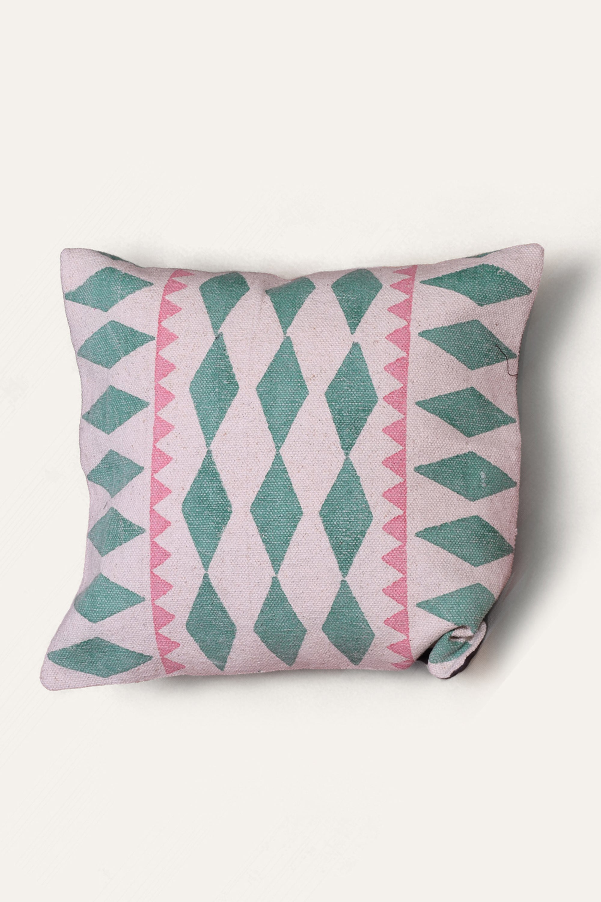 Emerald Diamond Cushion Cover