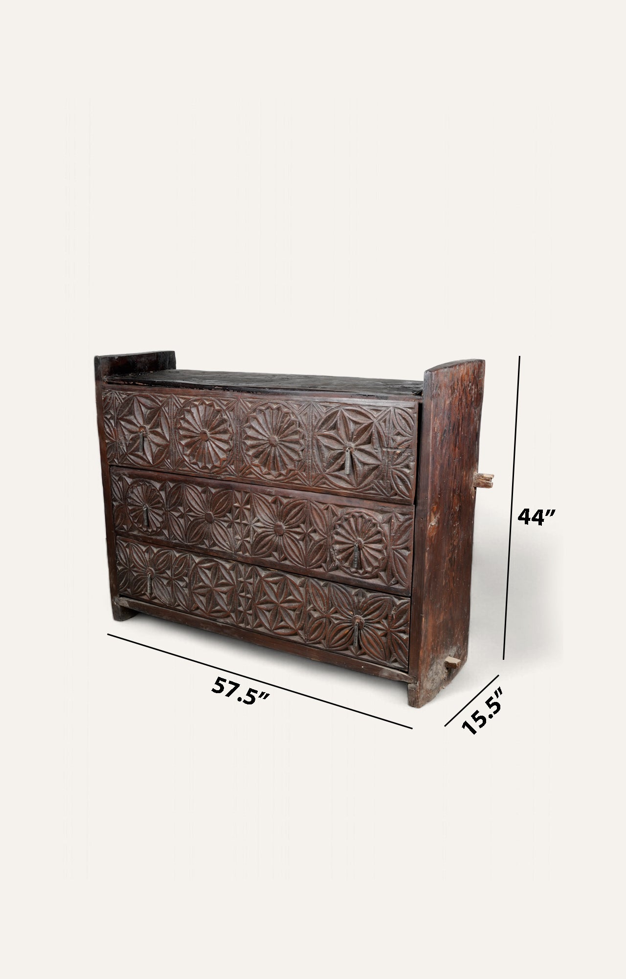 Ethopian Chest of drawers_size