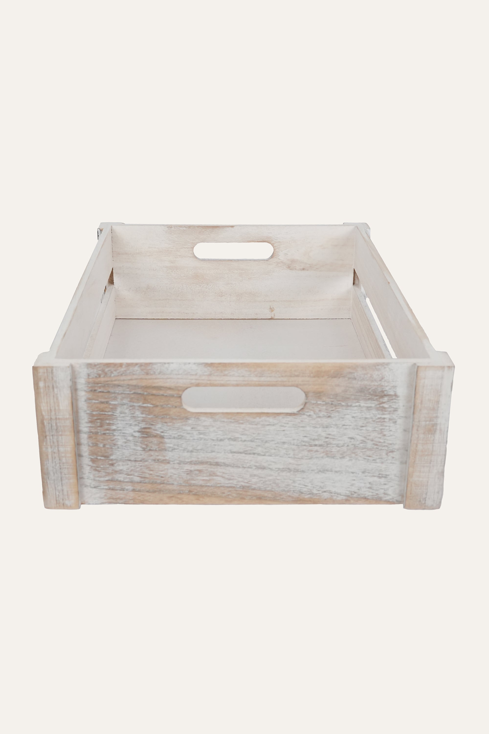 Extra Large Wooden Organizer Basket