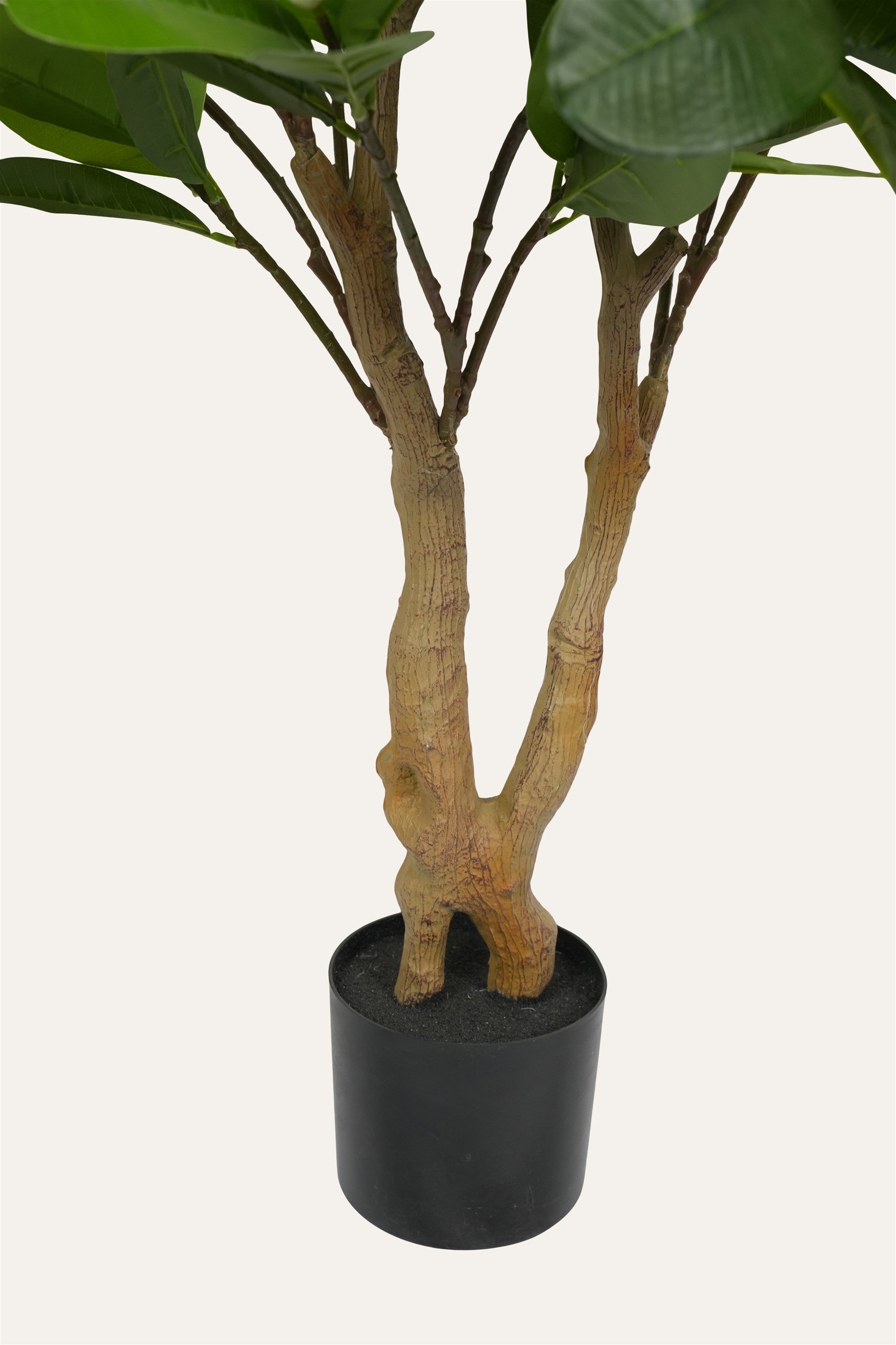 Faux tropical floral plant décor