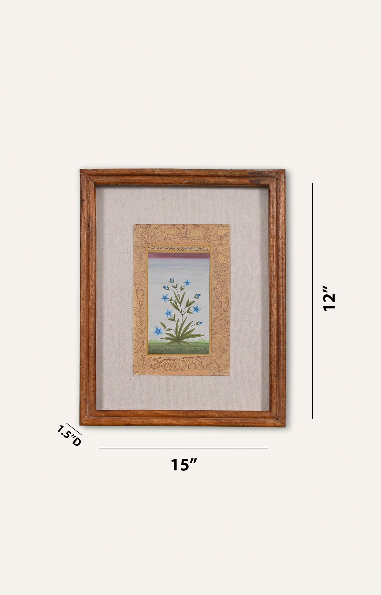 Floral Handmade Mughal Botanica_size