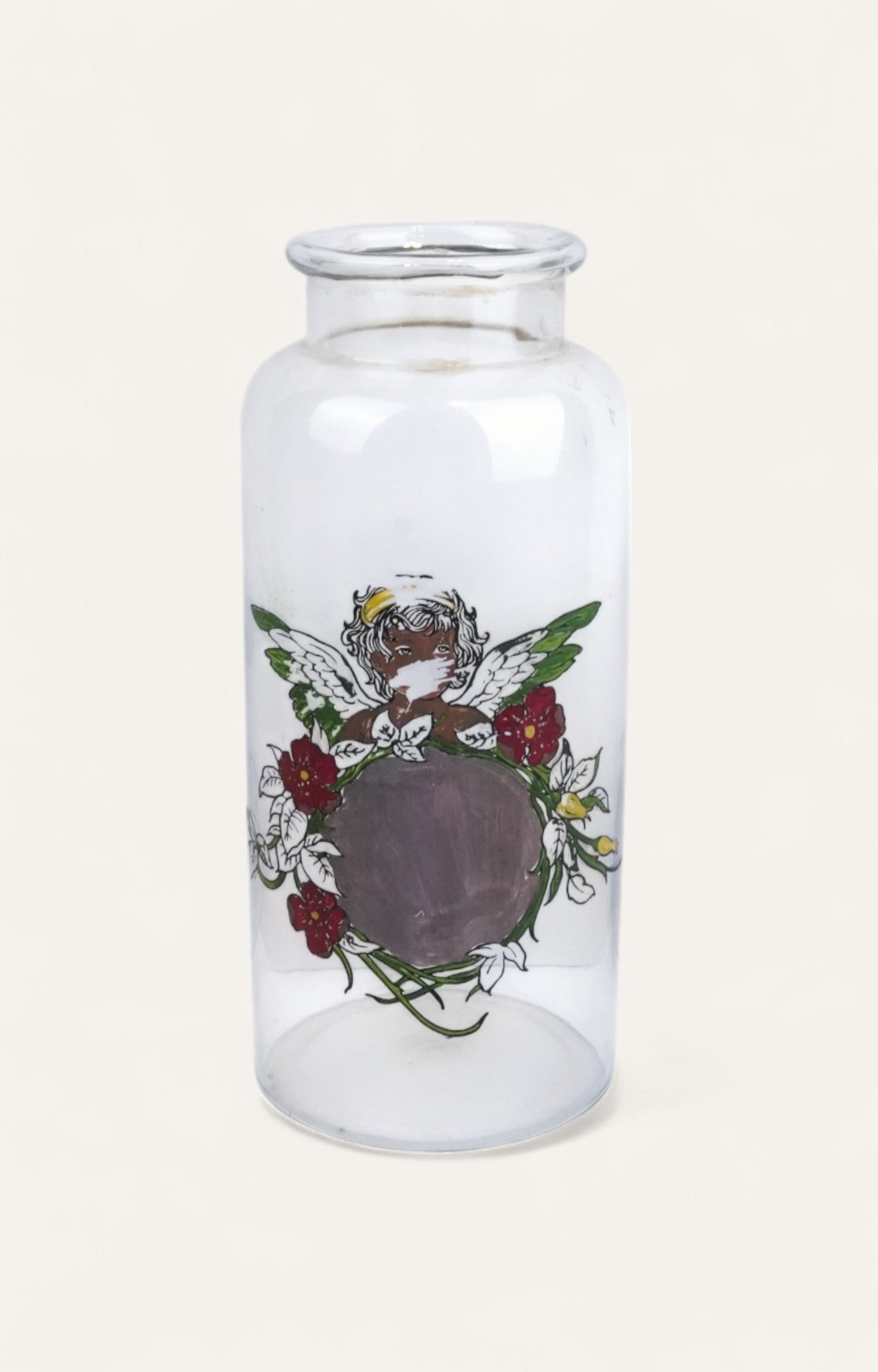 Floral Mason Jar Vase