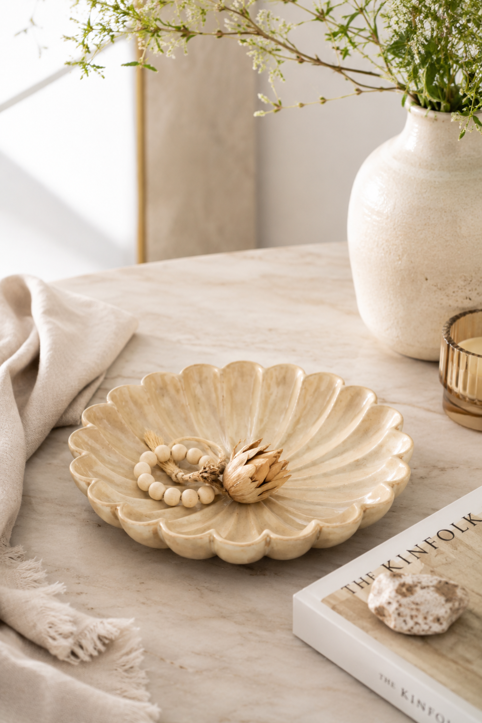 Flower Shape Decorative Bowl