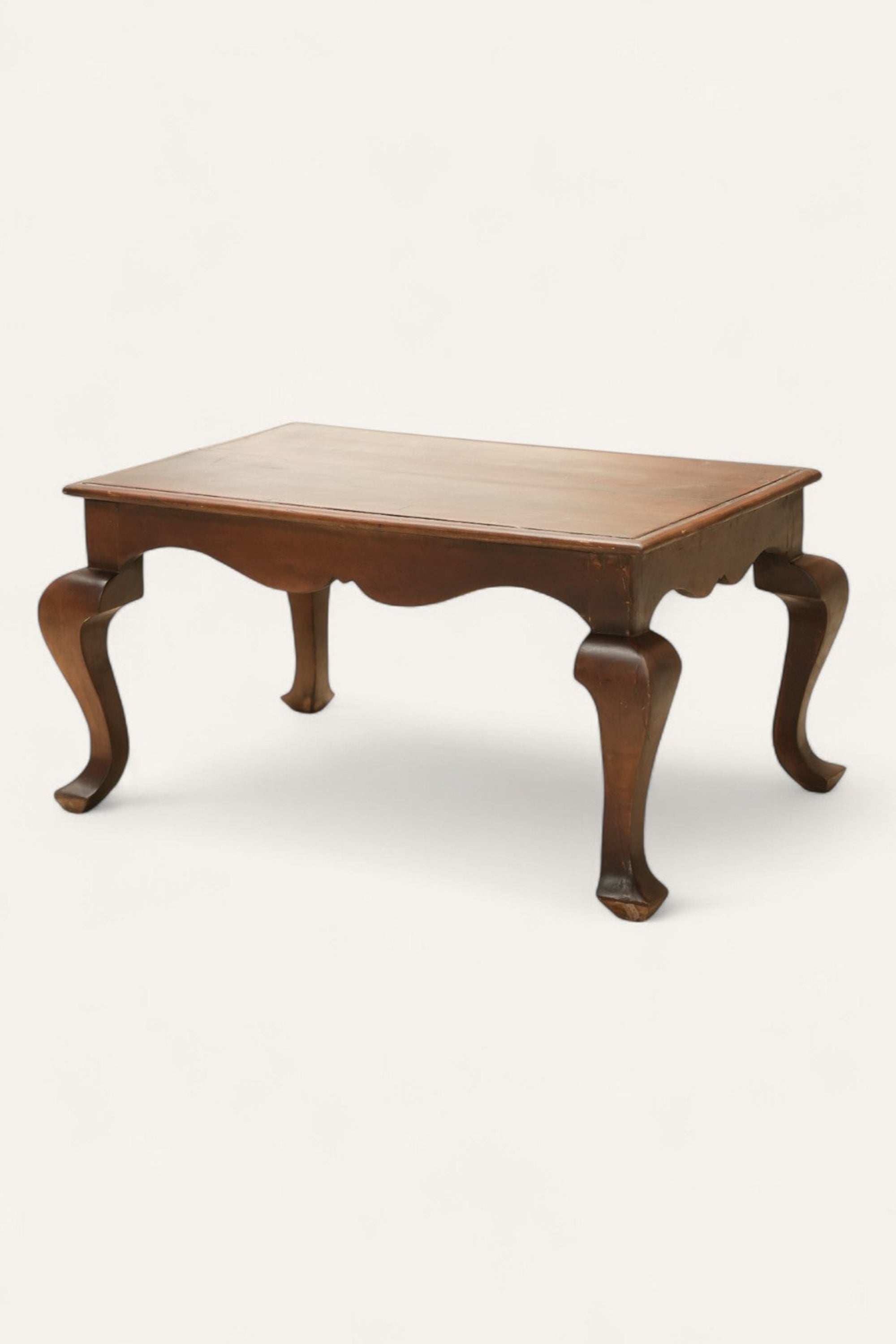 French Carved Leg Coffee Table