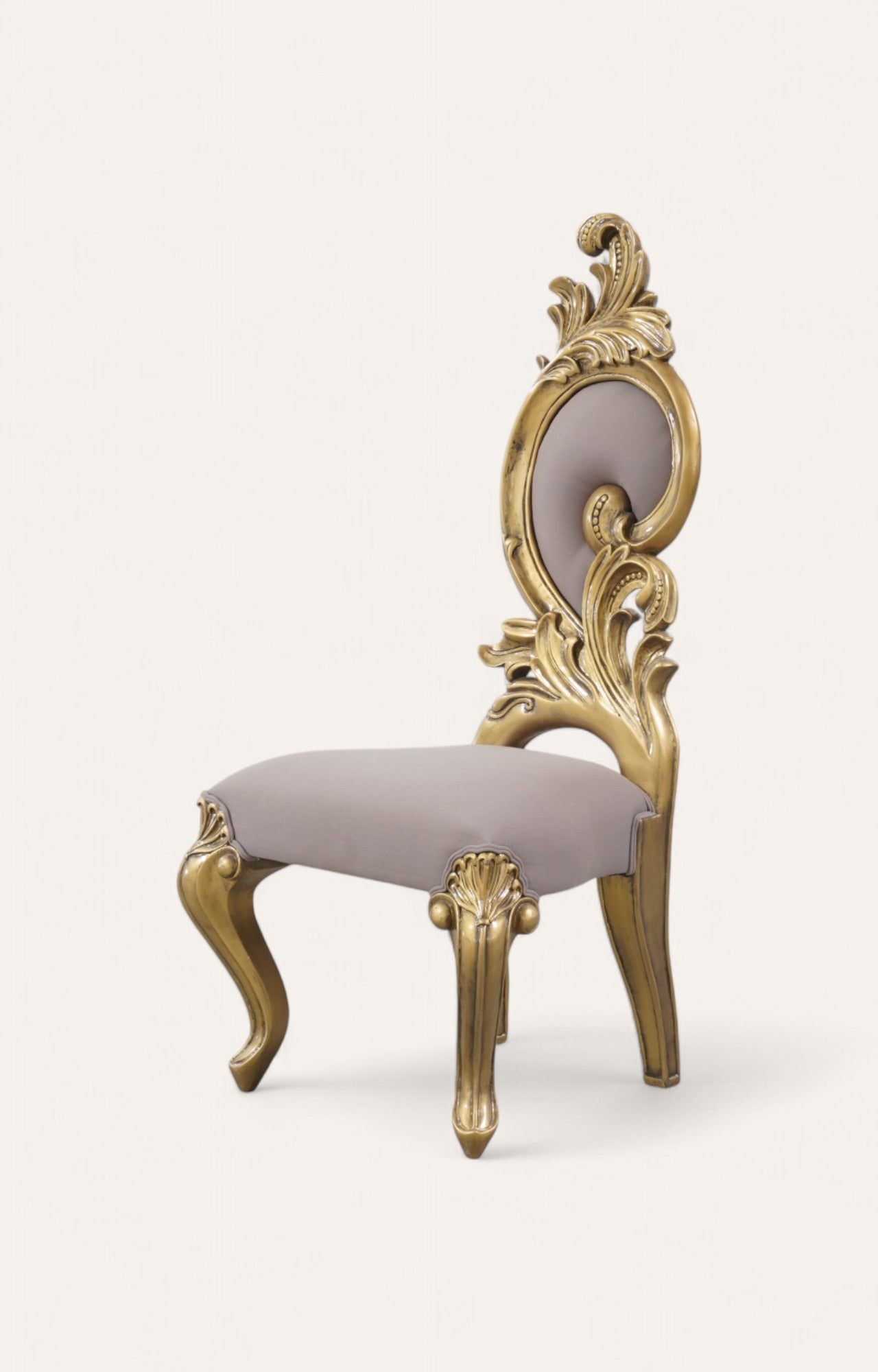 Gold Leaf Baroque Dining Chair