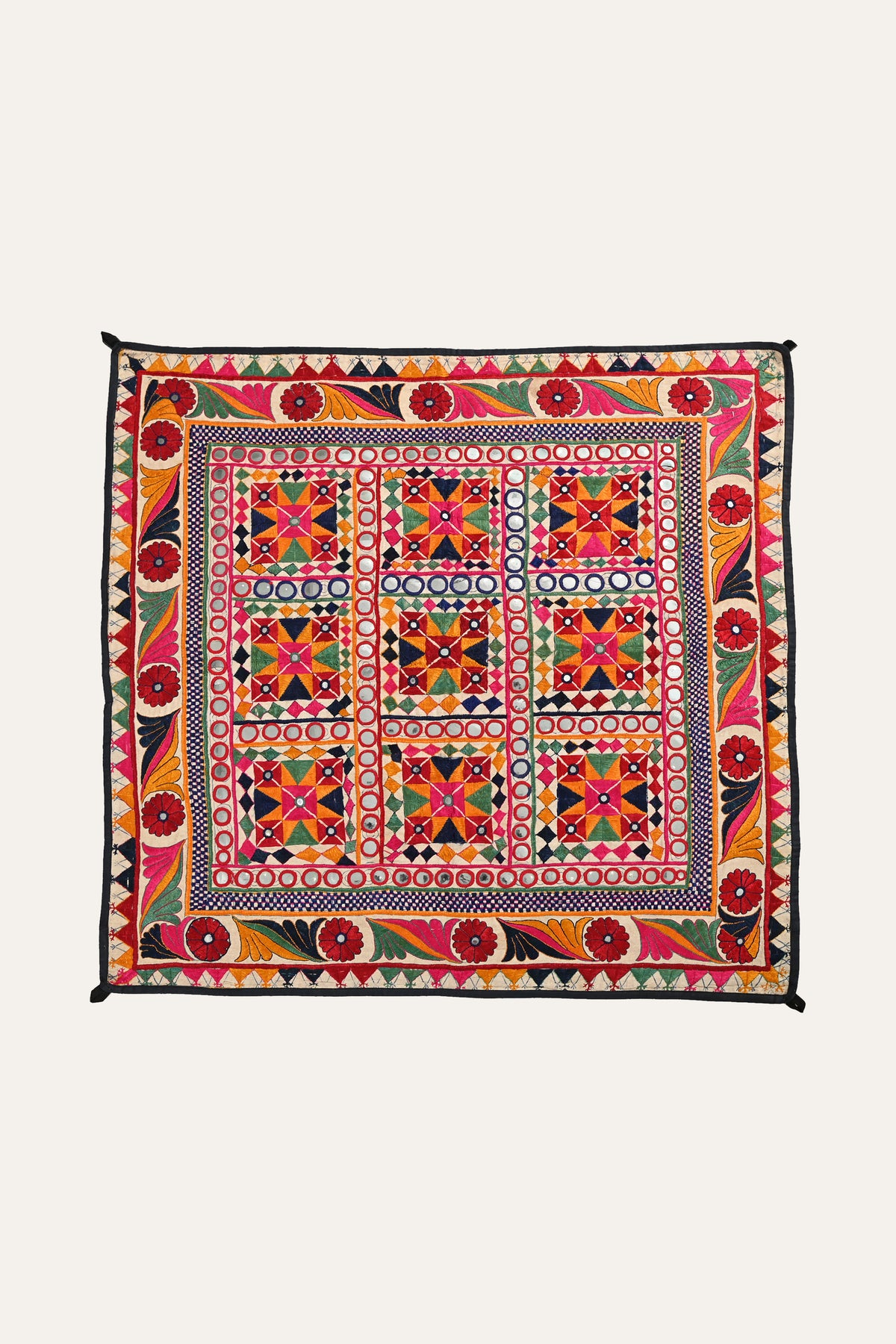 Gujarati mirror work wall hanging