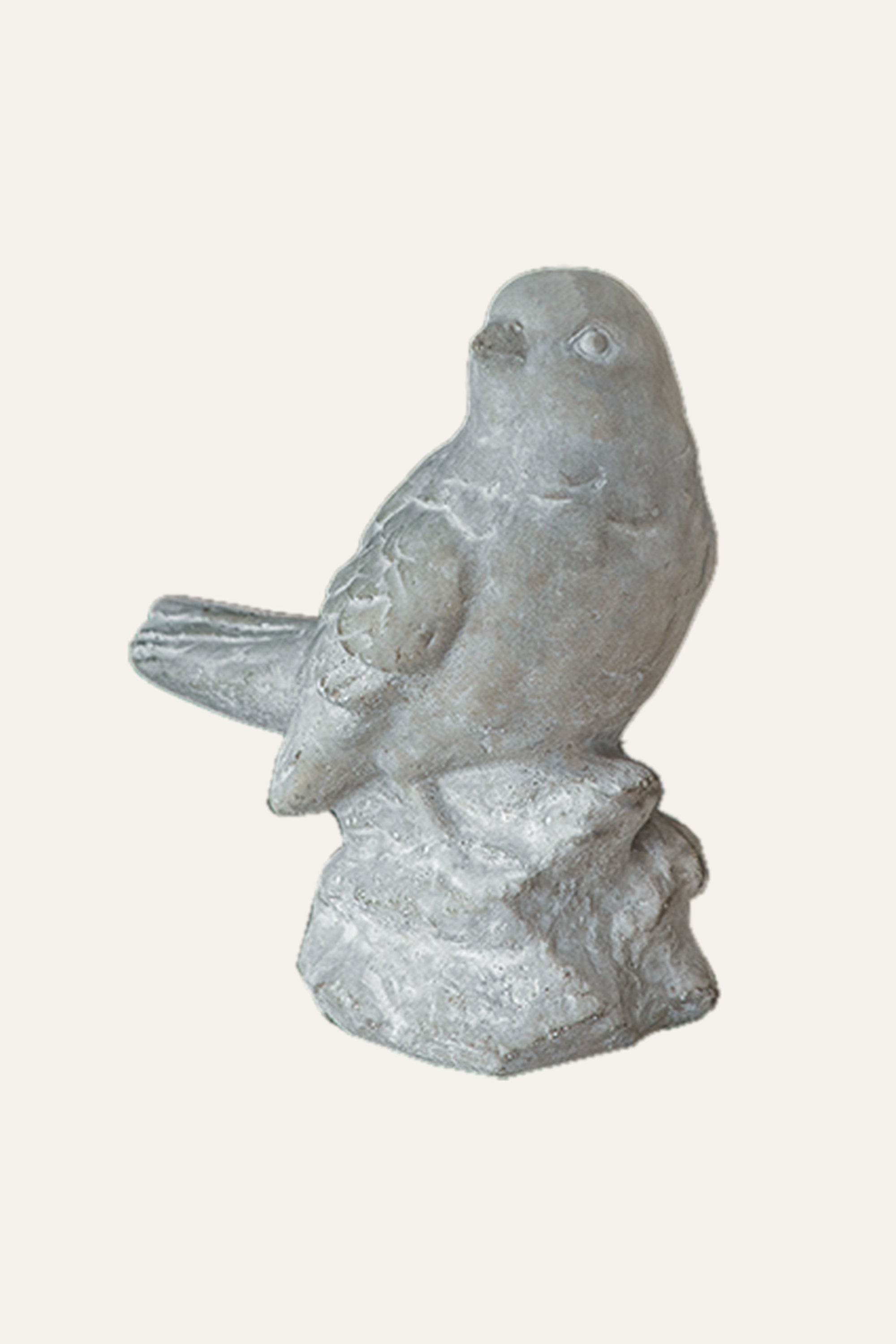 Perched Bird Figurine for Shelf Decor - Small