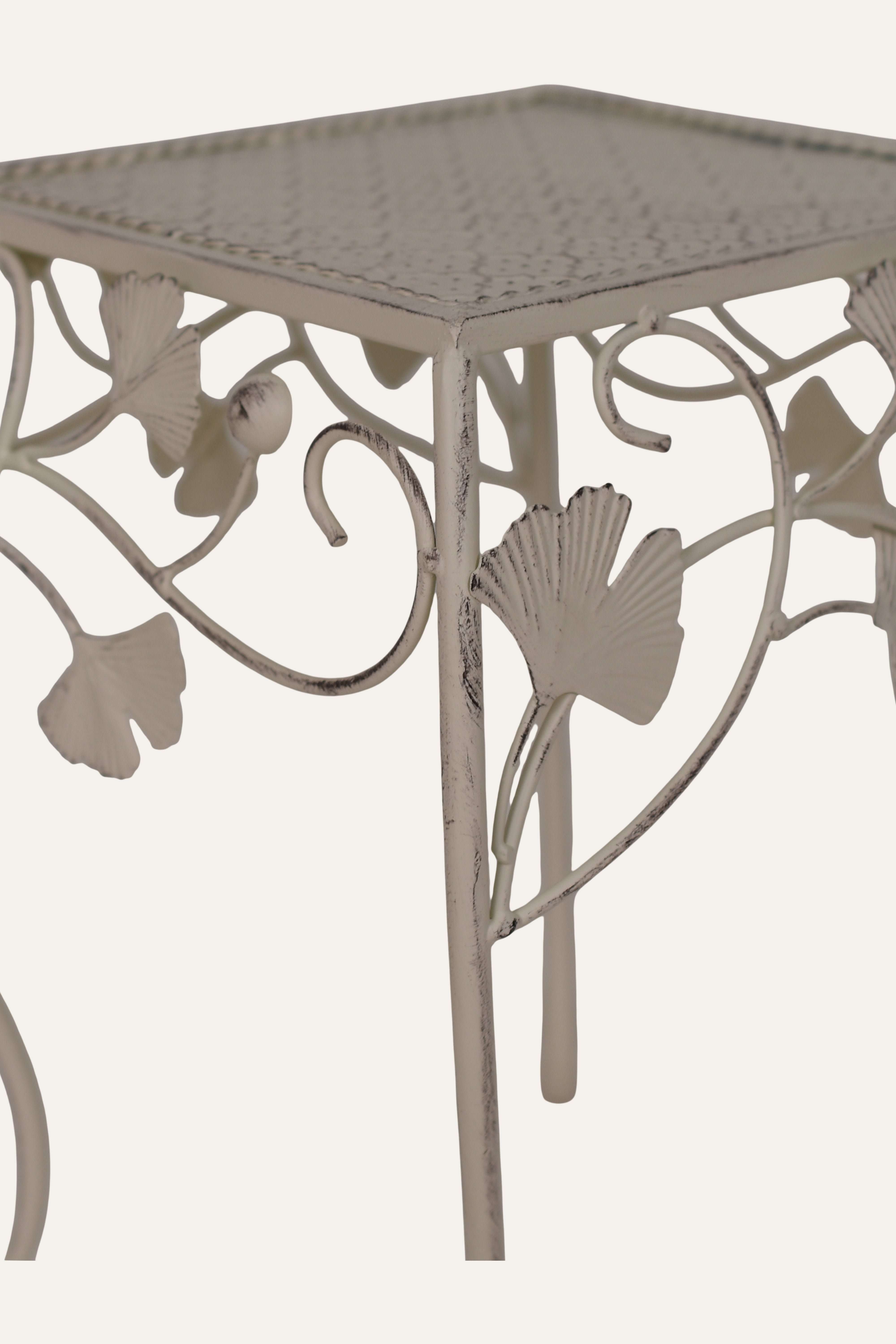 Iron Accent Side Table
