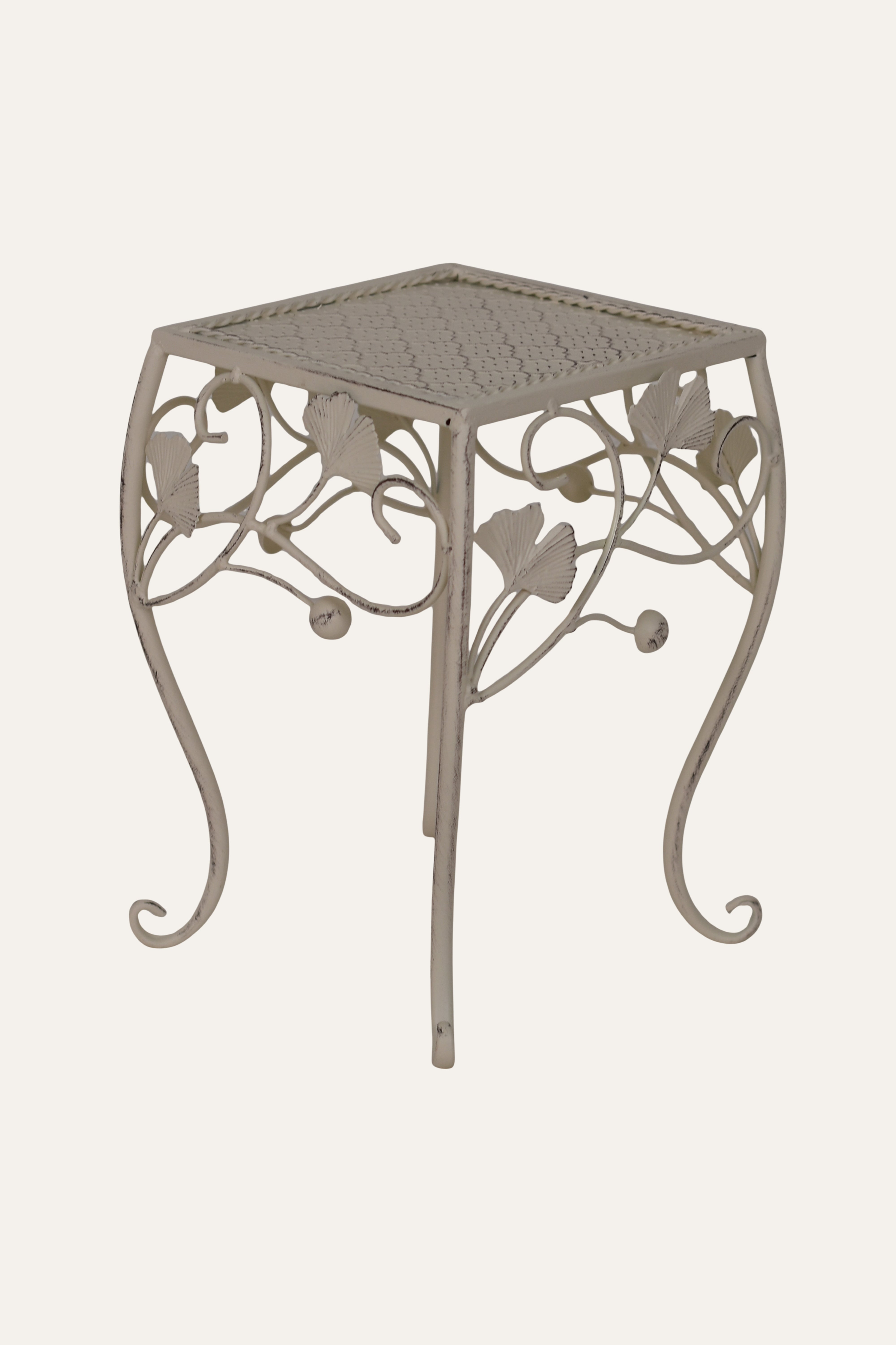 Iron Accent Side Table