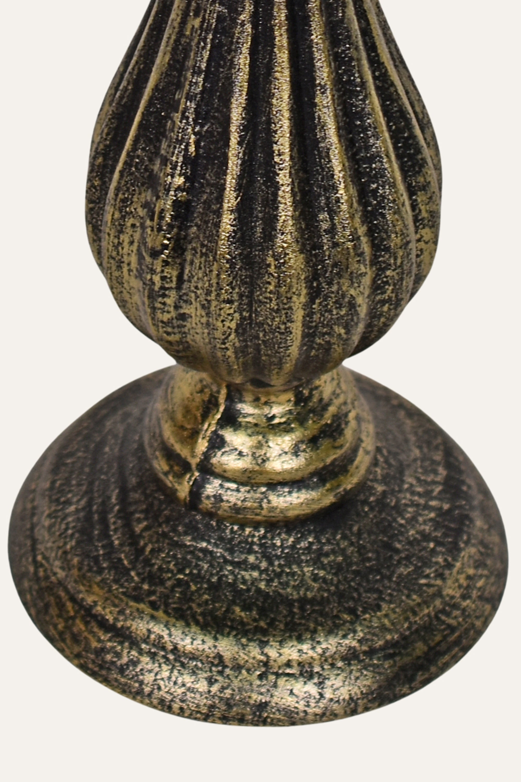 Antique Gold Iron Candle Stand