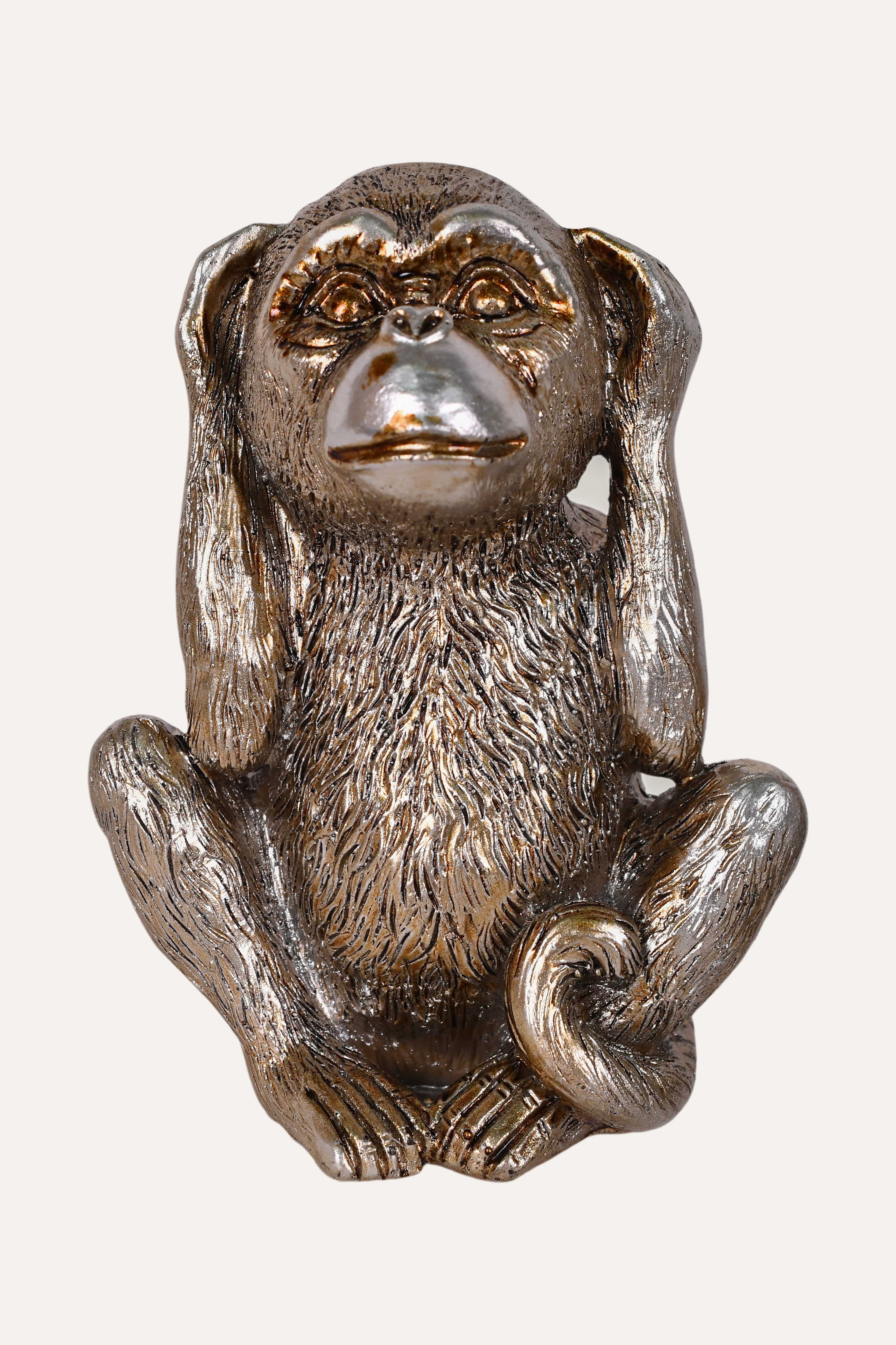 Hear No Evil - Monkey Sculpture