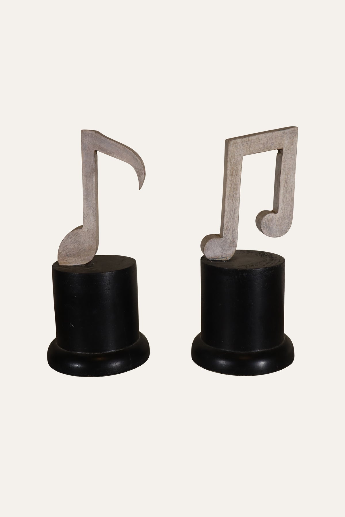 Musical Note Bookends for Home Libraries & Study Shelf - Set of 2