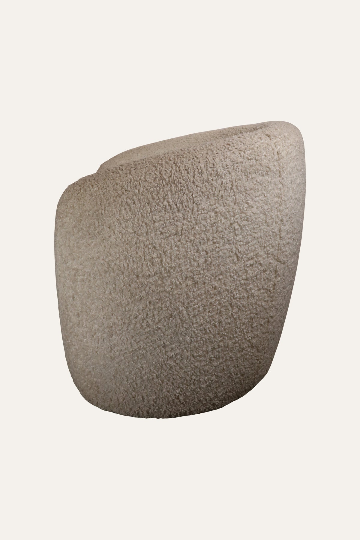 Modern Upholstered Barrel Armchair for Living Room & Bedroom