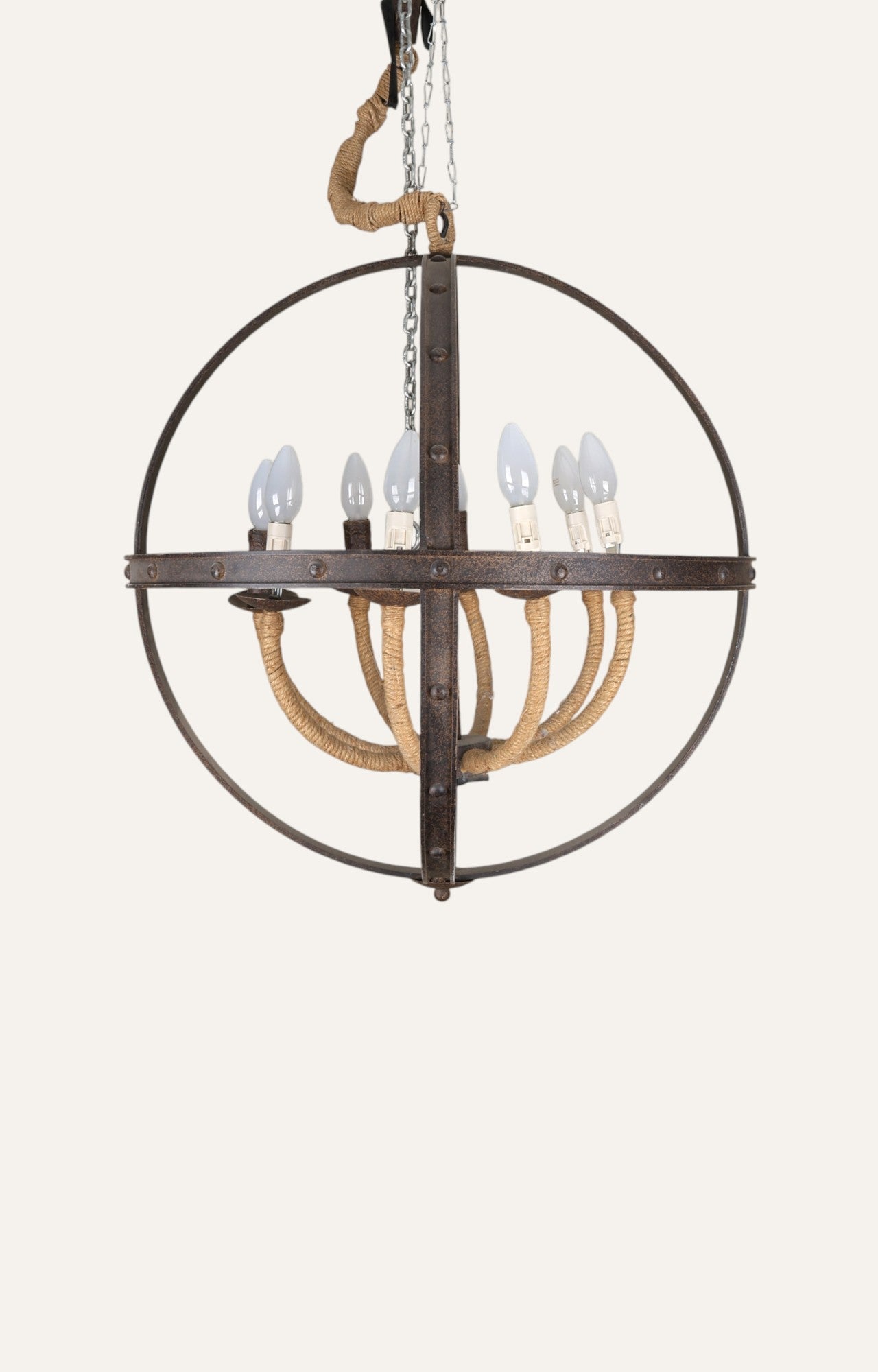 Globe Serre Vintage Chandelier