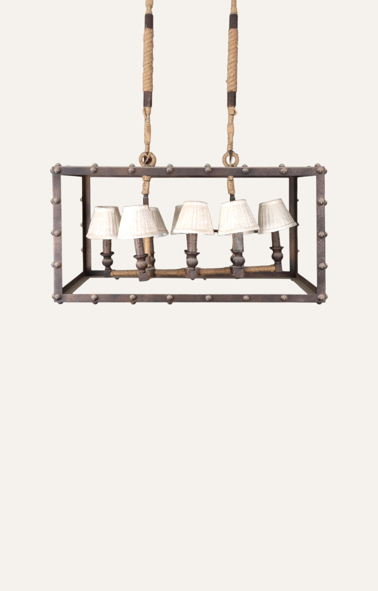 Fortified Wood Chandelier