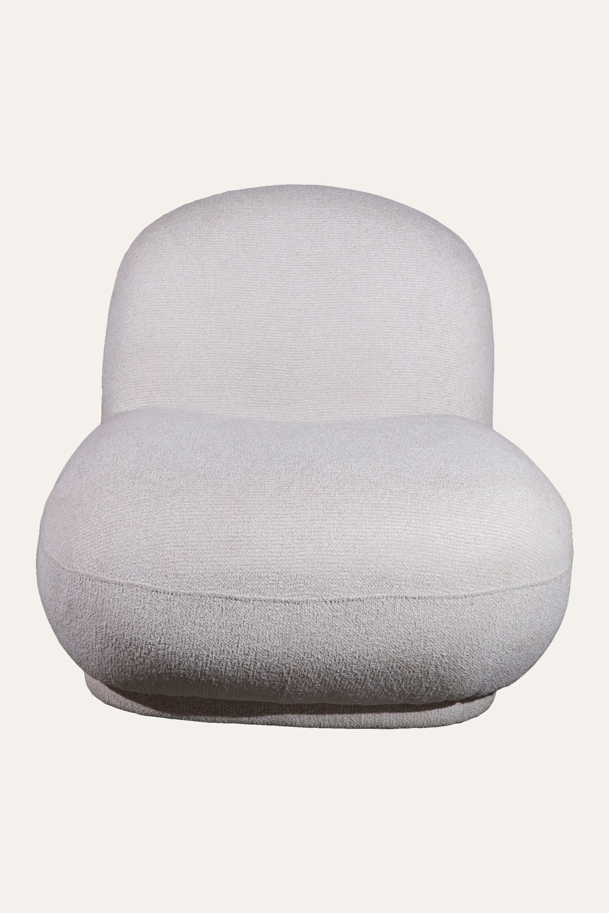 White Upholstered Armchair for Contemporay Living Areas