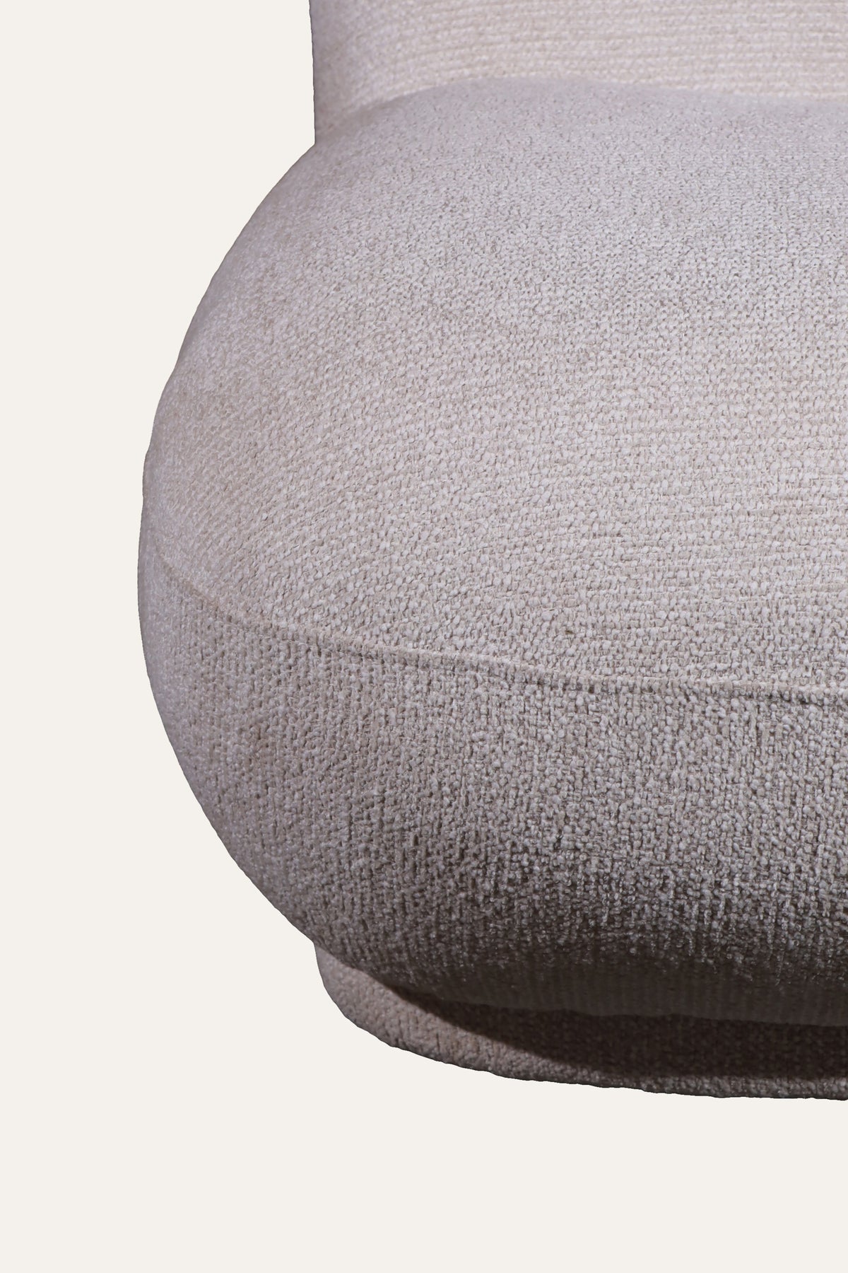 White Upholstered Armchair for Contemporay Living Areas