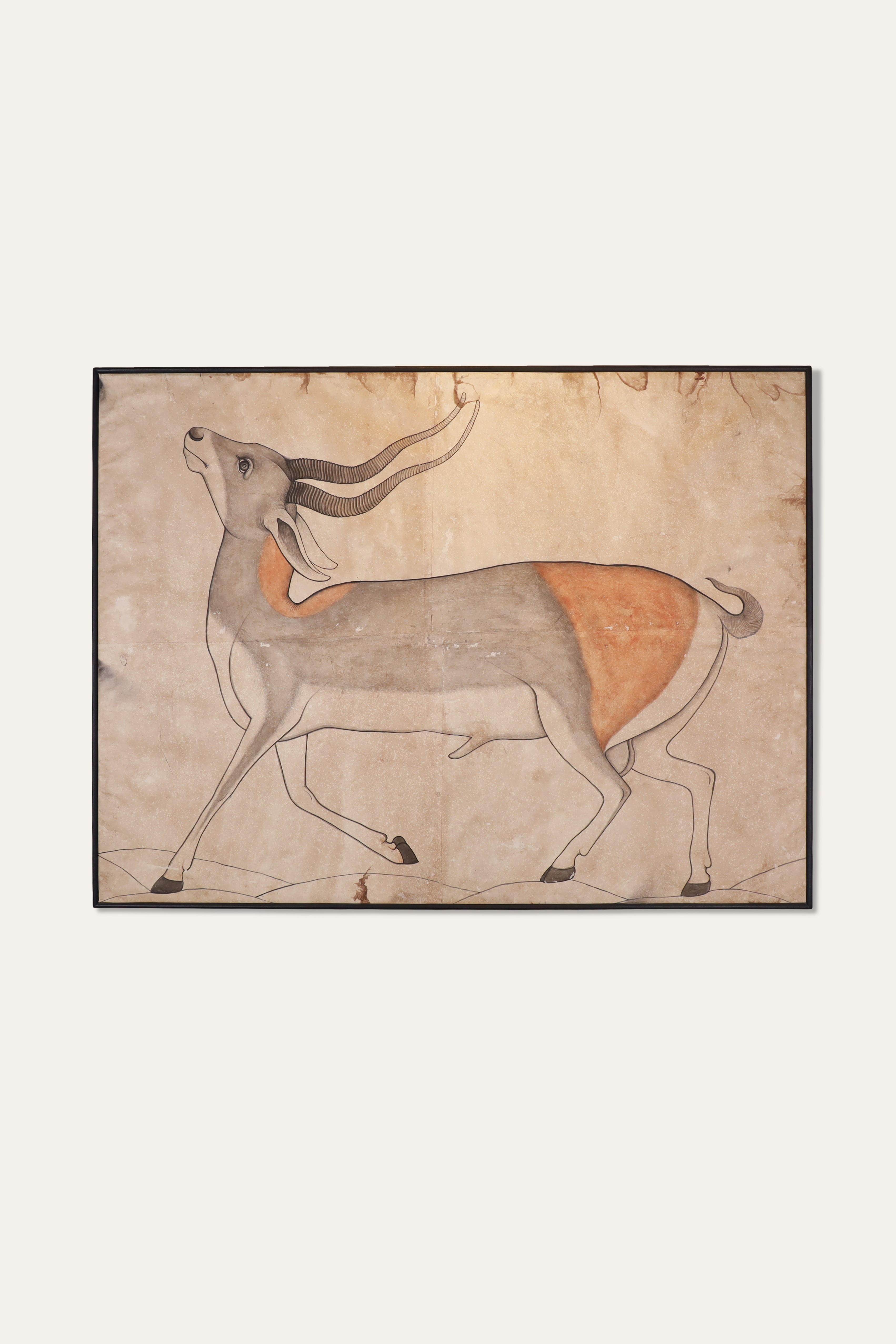 Antelope Watercolor Painting for Kids' Bedroom