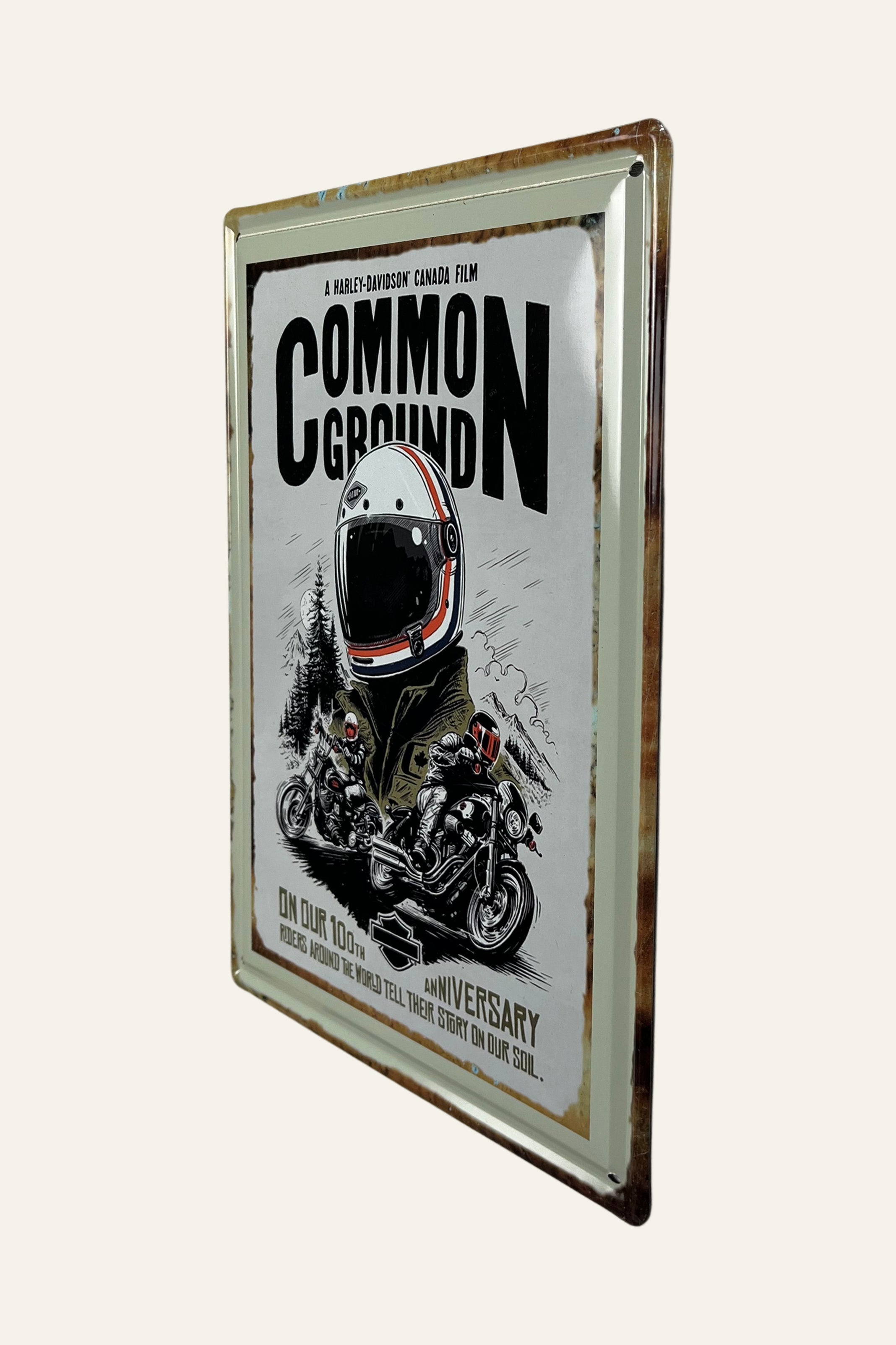 Harley Davidson  Biker Film Metal Wall Board