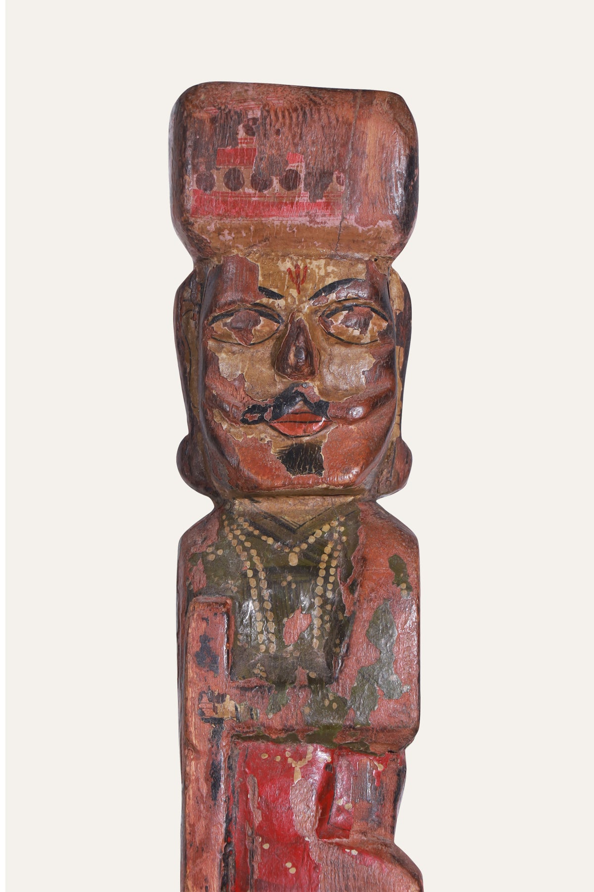 Vintage Totem Figure Sculpture for Console Decor