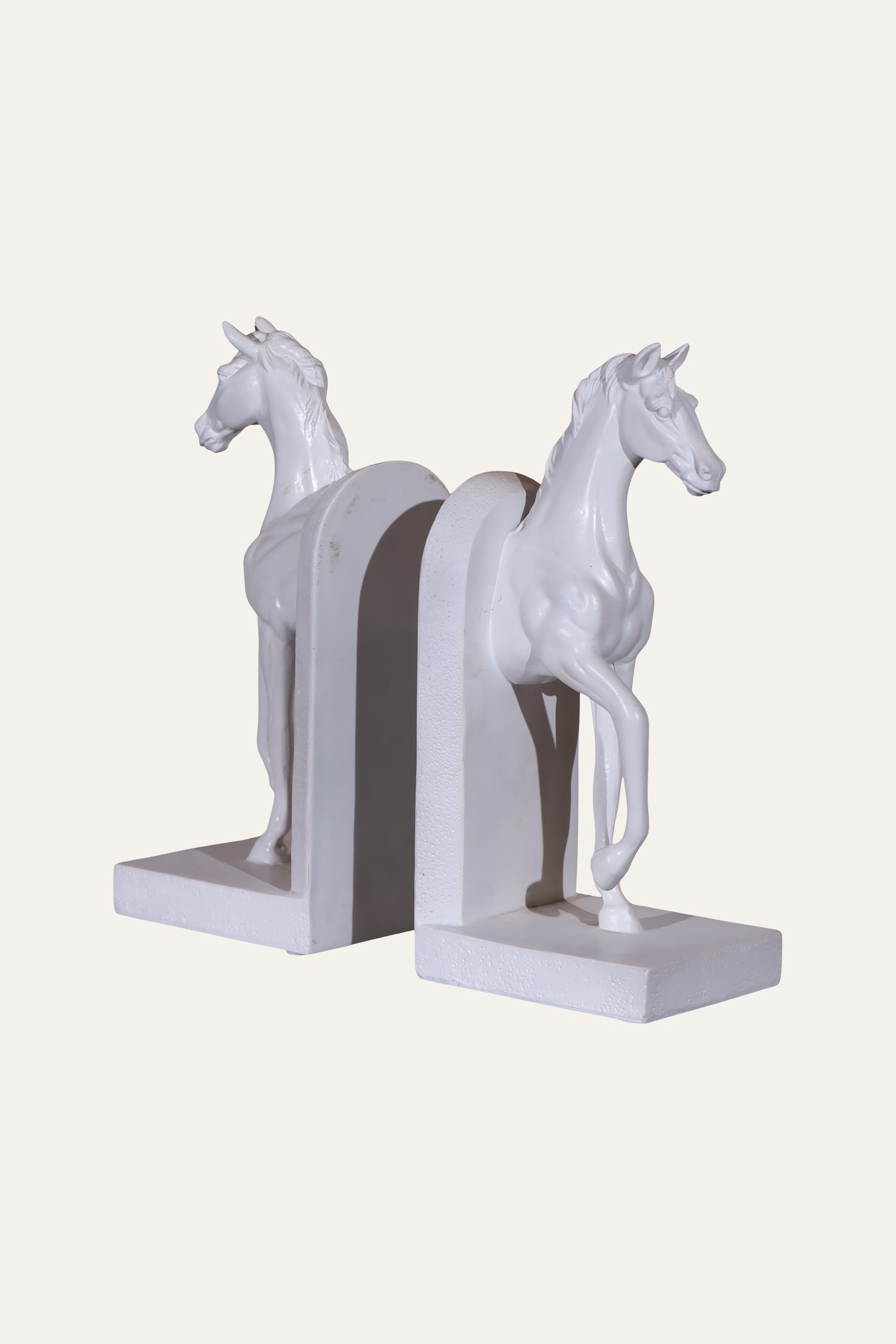 White Horse Bookends for Office Spaces