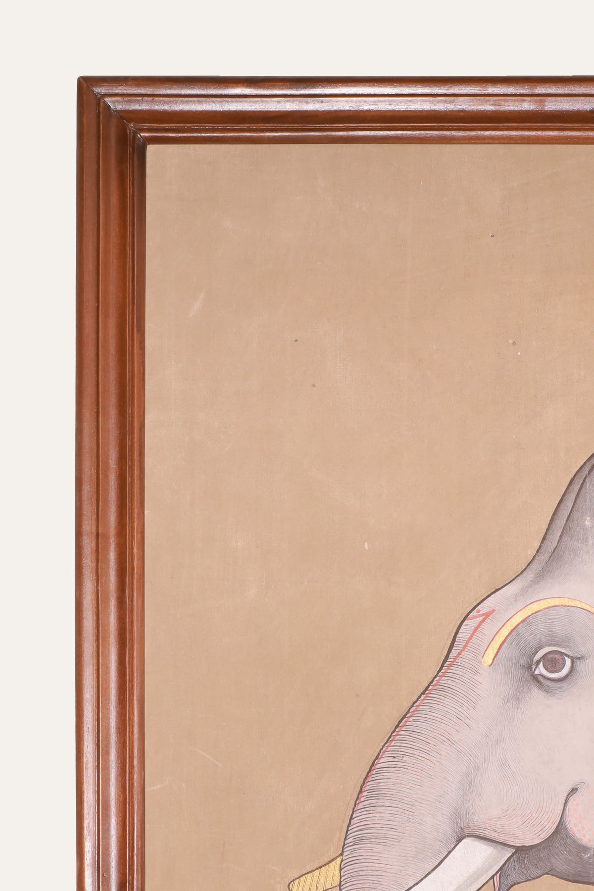 Hand-Painted Elephant Watercolor Wall Art for Children's Room