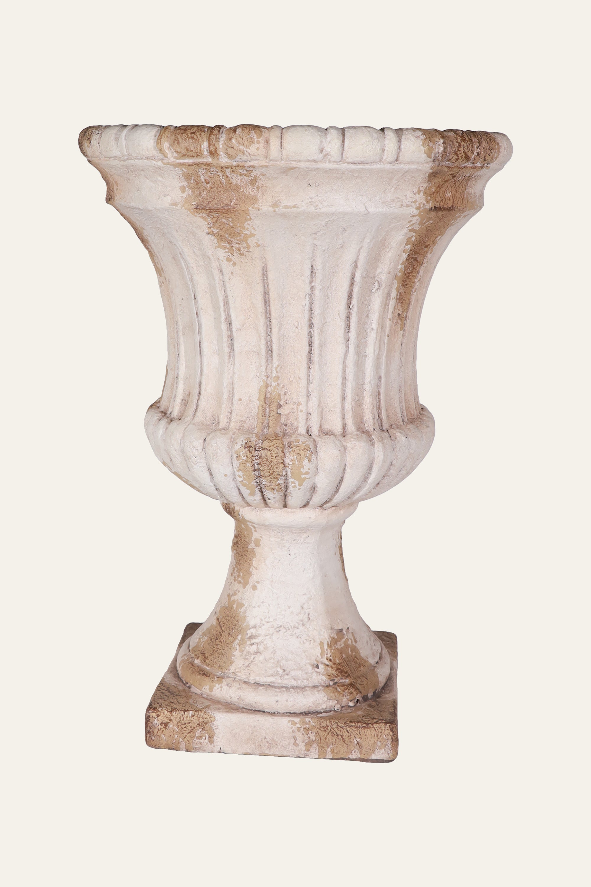 Large Outdoor and Indoor Urn Planter for Garden & Entryway Decor