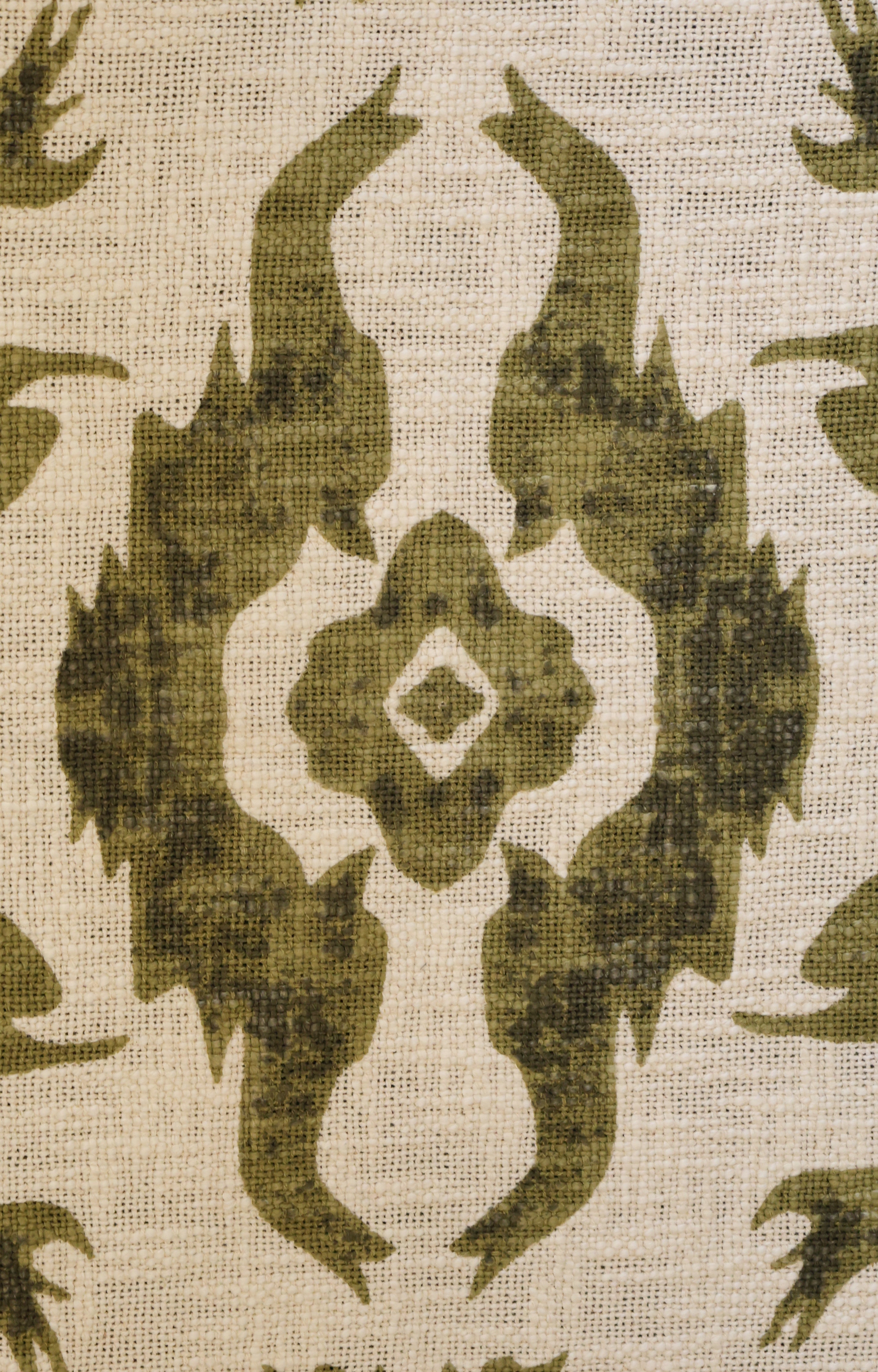 Verdant blooms block printed throw